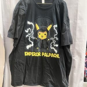 Pikachu Pokémon dressed as Emperor Palpatine T-Shirt Size 3XL Y2K BR2186